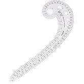 Sewing Ruler, Plastic French Metric Rulers Ruler for Making Patterns Ruler for Clothes for Crafting Pattern Design Clothes DI
