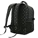 Damero Travel Nappy Changing Backpack with Changing Pad (Black with Dots)