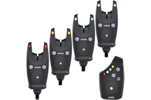 Hirisi Tackle Ensemble de détecteurs de touche sans fil dans un sac de transport