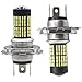 Produktbild AMAZENAR 2-Pack H4/HB2 9003 9V-30V Weiß Extrem Helle 1400 Lumen 3014 144 SMD Nebelscheinwerfer mit Projektor - Ersatz Foglight Lampe Tagfahrlicht Motorrad Scheinwerfer 6000K