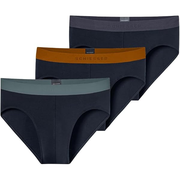 Schiesser Supermini-Pure Micro Mutande Uomo In Poliestere Traspiranti - Blu, Vestibilità Aderente E Comoda Per Tutti I Giorni