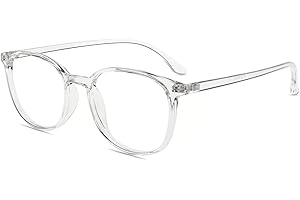 ‎FIRMOO Firmoo Blaulicht Brille Computerbrille Anti Müdigkeit, Blaulicht UV Schutzbrille Damen Herren TR90 Transparent