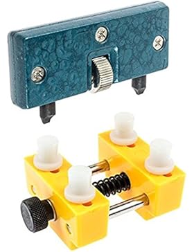 Ruiying Schraubdeckel Uhr Werkzeug Gehäuseöffner Öffner Reparatur Tool Uhrenwerkzeug Werkzeug Set Justierbar Uhrmacher...