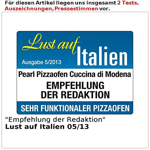 Cucina di Modena Pizzaofen mit echter Terrakotta-Haube für 4 Personen - 6
