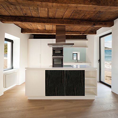Fablon Klebefolie, Holz-Effekt, 67,5 cm x 2 m, Schwarz - 3