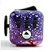 Produktbild Romote Fidget Cube lindert Stress und Angst, Fidget Toy Fun Cube Angst Achtung Spielzeug für Kinder und Erwachsene (Sky Starry, Purple)