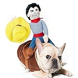 ✅Cómodo y ajustable: el diseño de la ropa con forma de silla de montar se puede ajustar de acuerdo con el tamaño de la mascota, fácil de usar