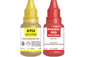 Helix Pool System Swimming Pool Test Kit pH and Free Chlorine Water Quality Tester Refill Pack