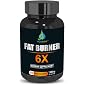 Veda Pure Naturals Fat Burner 6X With Green Tea, African Mango, Green Coffee Bean & Garcinia Cambogia Extract, Natural Weight Loss supplement for men and women, 1300mg- 90 Capsules