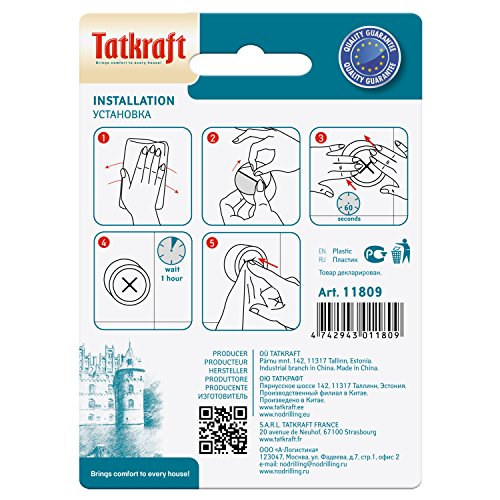 confronta il prezzo Tatkraft Bera Porta Asciugamani Cucina Adesivo Forte Capacità Plastica Cromata miglior prezzo