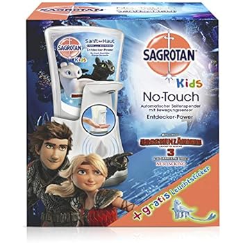 Recharge Savon Liquide Sagrotan Kids No-Touch – Parfum Pomme, Pour Distributeur Auto