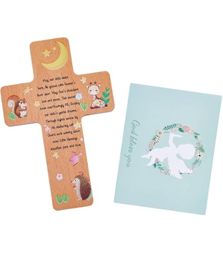 Image Communion Tableau Sainte Famille Fratelli Bonella - Bois MDF 8x10x15cm (Fabriqué En Italie) Cadeau Premiere Communion Garcon