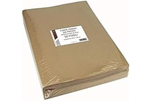 Florio Avana Carta Imballo, 80 gr, 140 x100 cm, Confezione da 50 fogli