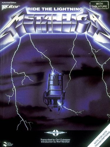 Book's Cover ofMetallica  Ride the Lightning GuitarVocalTablature