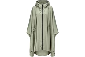 Freiesoldaten Donne Impermeabile Poncho Pioggia Elegante Riutilizzabile Leggero All'aperto Impermeabili Giacca da Pioggia con Cappuccio
