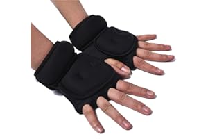 LYXMY Gants lestés de 1 kg, sac de sable, gants d'entraînement avec support de poignet pour gym, boxe, tractions, cross training, respirant
