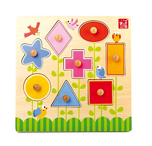 Legler Small Foot Company (Smb5V) - 5843 - Puzzle en Bois - Formes Géométriques