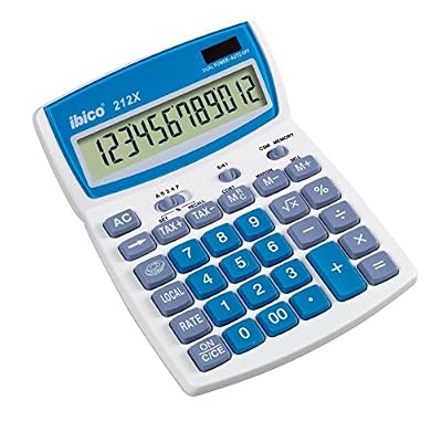 Rexel - Ibico 212X Calculatrice de Bureau - Sous Blister