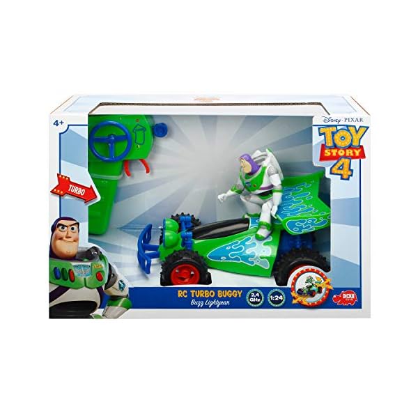 Dickie Toys- Toys Toy Story 4 Buggy Buzz radiocontrol, Multicolor (3154000) - Image 3
