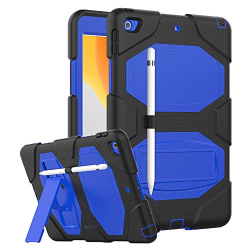 SYNTAKS iPad 10.2 2019 Case,iPad 7th Generation Case,Slim Heavy Duty Shockproof Rugged High Impact Protective Case for iPad 7th Generation 10.2 inch 2019 Release (blue)