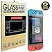 Produktbild Nintendo Switch Schutzfolie Glas, (0.22mm) SHareconn Glas Displayschutzfolie für Nintendo Switch 2017 [Glatt mit Docking] kein Schmelze / 2.5D / 9H Härte / Blase frei / einfache Installation (2er Pack)