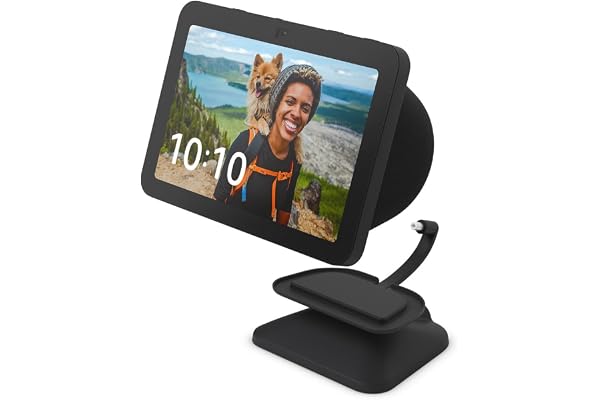 Support réglable avec port de charge USB-C pour Echo Show 8 (3e génération) | Anthracite