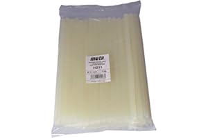 ZOUXO MOTA HERRAMIENTAS 39946 Barra Pegamento, Pack 1 Kg, Blanco, 11 Mm