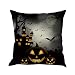 Produktbild Fuibo Home Decor Happy Halloween Kissenbezüge Leinen Sofa Kissenbezug (A)