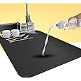 Nxilo Large Dish Drying Mat for Kitchen - Water Absorbent Mats for Kitchen, Non-Slip Mat for Kitchen Counter, Quick Drying, Ideal for Dishes & Utensils (60 X40) Large