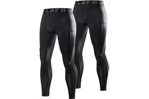 LAFROI YSK08 męskie szybkoschnące rajstopy kompresyjne, dopasowane legginsy w pasie