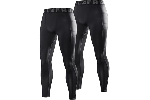LAFROI YSK08 Collants de Compression à séchage Rapide pour Homme