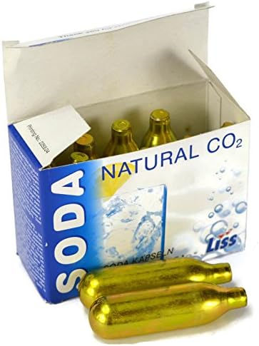 10 x Liss Natural CO2 8g Soda Capsules (Full Box)