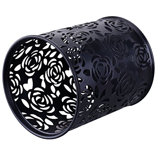 fablcrew Pencil Pot Flor Patr n Metal bol grafo soporte organizador para oficina estudio negro reviews fablcrew Pencil Pot Flor Patr n Metal bol grafo soporte organizador para oficina estudio negro