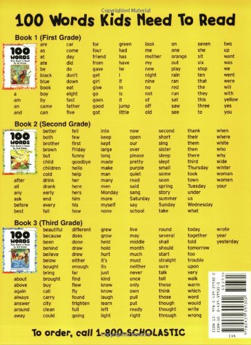 Livres Couvertures de 100 Words Kids Need To Read By 2nd Grade: Sight Word Practice to Build Strong Readers