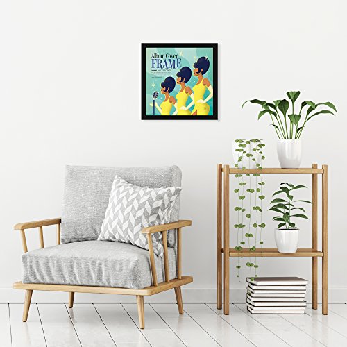 Schwarzer Schallplatten Album Rahmen - 6