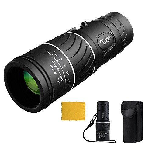 Mejor Monocular, ARCHEER 16x52 Monocular Óptica de Enfoque Dual Zoom
Telescopio, Visión Diurna y Nocturna, para Disfrutar Paisajes Viajes
66m / 8000m Especial