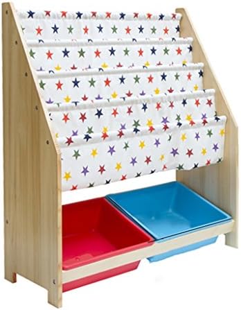 TH Northern Europe Bookshelf Toy Storage Rack Solid Wood Child Bookcase Baby Picture Frame Simple Shelf Life Storage Shelf