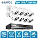 Produktbild SANNCE 8CH 720P HD Video Überwachungskamera System ohne Festplatte 5-in-1 1080N HDMI DVR Recorder mit 8 Outdoor 720P CCTV Haus Sicherheit Kamera Set, 20M Nachtsicht, P2P Schnellzugriff