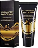 Youth Power 24K Gold Peel-Off Face Mask, Blackhead Remover Masks, Whitening Anti Aging Anti Wrinkle Facial Treatment Pore Minimizer