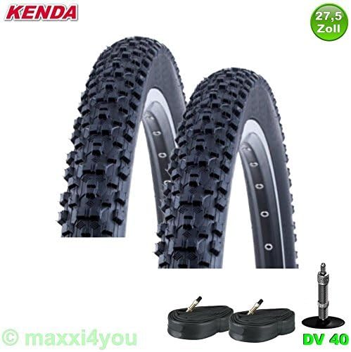 01022702k 2 x Kenda Kadre K-1027 MTB Bicycle Tire 27,5 " - 52-584 +2 x Hose