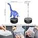 Produktbild happy event Brachiosaurus 3D Nachtlicht | Tisch Schreibtischlampe | 7 Farben 3D optische Täuschung Lichter (ohne Fernbedienung)