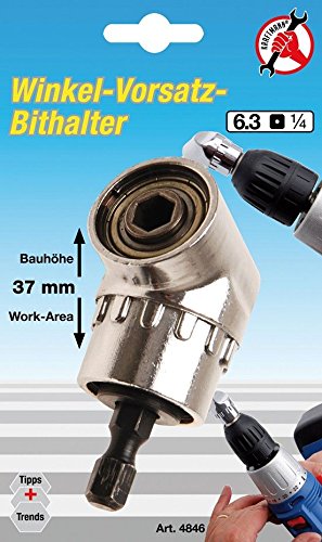 BGS 4846 Winkel-Vorsatz Bithalter, Antrieb 6,3mm (1/4)