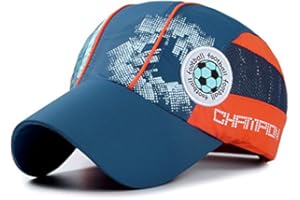 INSZKOOS Sommer Mesh Baseball Cap Jungen Mädchen Baseballmütze für Kinder 3-8 Jahre Sonnenhut Schnell Trocknend Hut Verstellbar Sonnen Kappen Snapback Cap Outdoor Reisen Baseballkappe für Sport Tennis Fußball