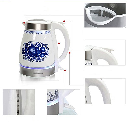 Electric Kettles YANFEI Ceramic 1.7L 1900W Automatically Disconnect The Power Keep Temperature Adjustable Temperature Device quick boiling