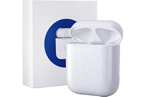 ULUCK Kabelloses Ladecase Kompatibel mit Airpods 1 und 2 Generation,Wireless Charging Case Original Ersatz Replacement,Bluetooth Pairing Sync Button