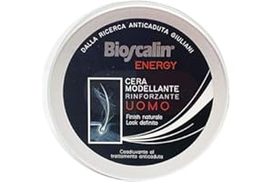 GIULIANI Bioscalin Energy - Cera Modellante Rinforzante Uomo da 60ml - Finish Naturale Opaco