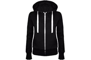 WOXIHUAN Donna Giacca Felpa con Cappuccio Zip Moda Maglia Manica Lunga Morbide Maglione Curvy Giacca con Tasche Invernale Cotone Felpe Elegante Leggero Cappotto