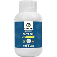 Inner Bio Organic Coconut MCT Oil 250 ml, 100% Vegan Keto Friendly, Brain and Body Fuel, Non GMO, Gluten Free for Weight…
