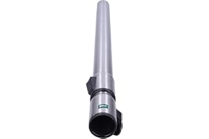 PUREPOWER Tube Télescopique pour Miele Aspirateurs | Tube d'Aspirateur Chromé, pour Raccord Ø34 mm avec Système Clic | Compatible avec Toutes les Séries Miele S2 S4 S5 S6 S8 C1 C2 C3, Tube de Qualité Supérieure