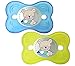 Rotho Babydesign Cool Friends Butterfly Soothers (Aquamarine/Apple Green, Pack of 2)